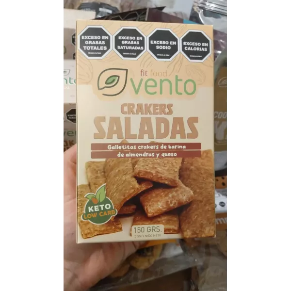 Crackers De Orégano Keto Vento Fit