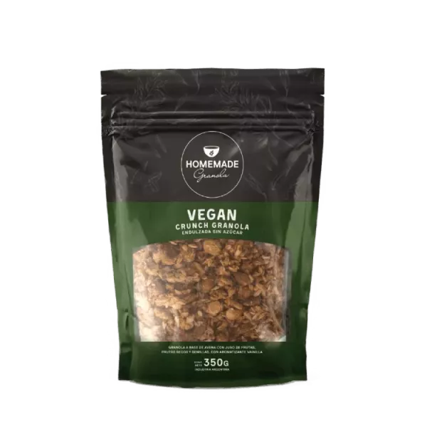 Granola Vegan Sin Azucar X 350 Grs Homemade