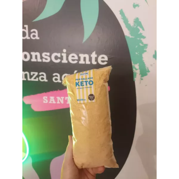 Pan Rallado Keto Con Sesamo Y Parmesano Bastoni