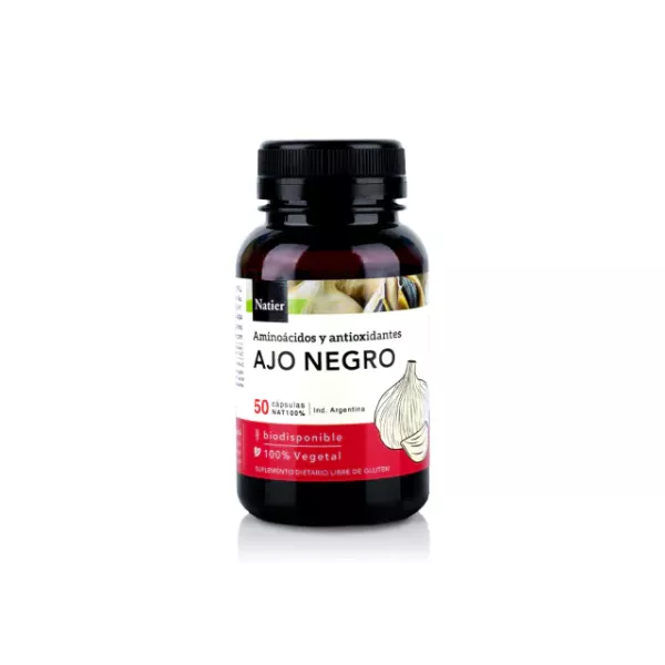 Capsulas De Ajo Negro X 50 Natier