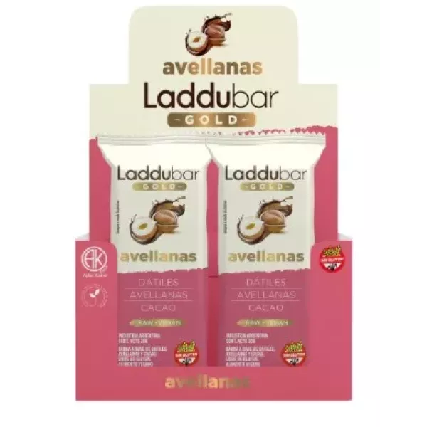 Barritas Gold De Avellanas Sin Tacc Y Vegana Laddubar
