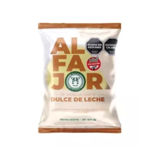 Alfajor de maicena con dulce de leche de almendras FELICES LAS VACAS