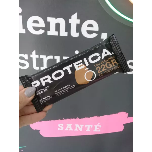 Barra Proteica de Chocolate 55 g HOLSOM
