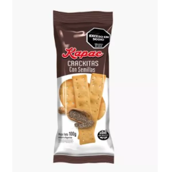Crackitas Con Semillas Sin Tacc Kapac