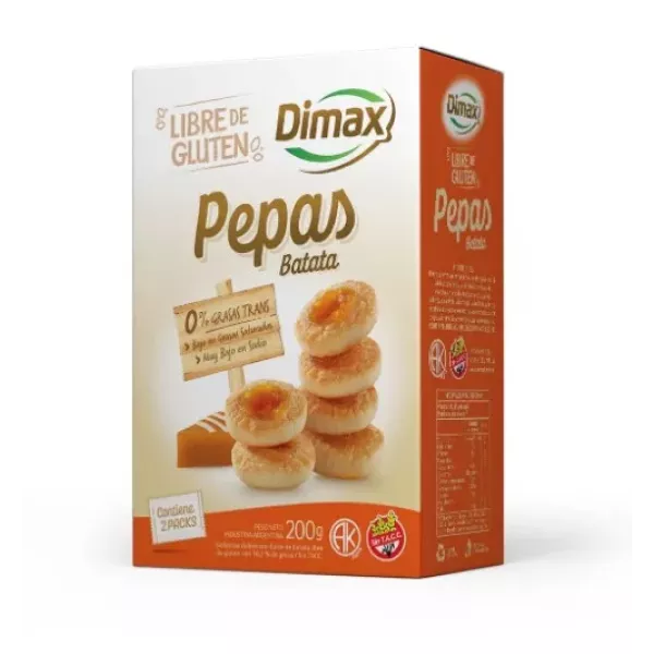 Pepas De Batata Sin Tacc X200grs Dimax