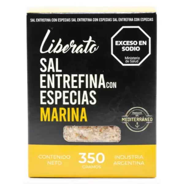 Sal Marina Entre Fina Con Especias Liberato