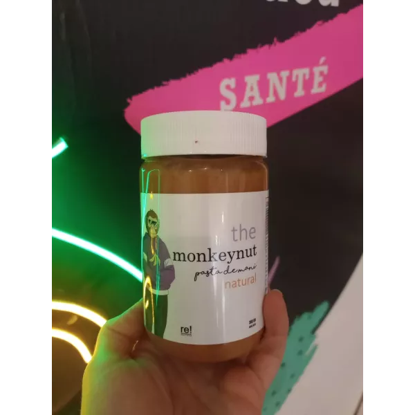 Pasta De Mani Natural X380grs The Monkeynut